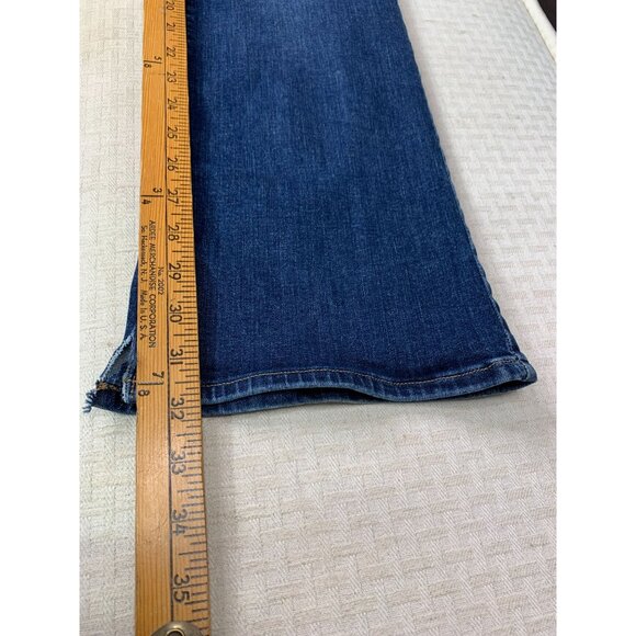 Lucky Brand Women's Size 6 Blue Bootcut Jeans Denim Mid Rise Lightly Distressed - Picture 7 of 11